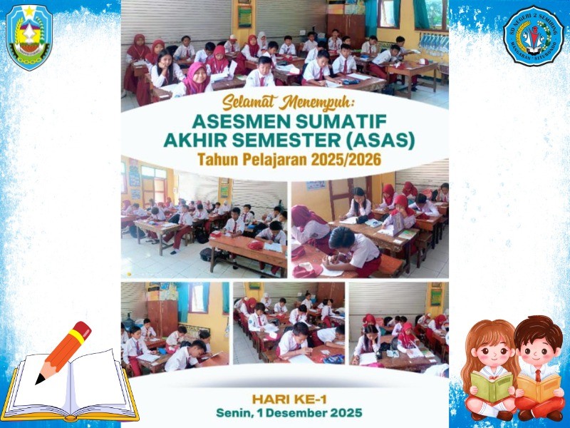 SD Negeri 2 Semiring Laksanakan Sumatif Akhir Semester Ganjil