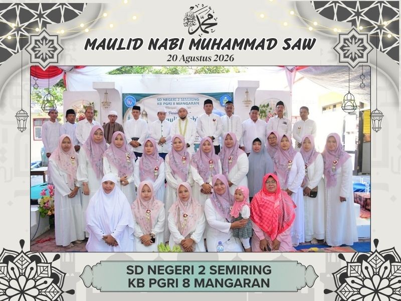 Peringatan Maulid Nabi Muhammad SAW di SD Negeri 2 Semiring Berlangsung Khidmat dan Penuh Makna